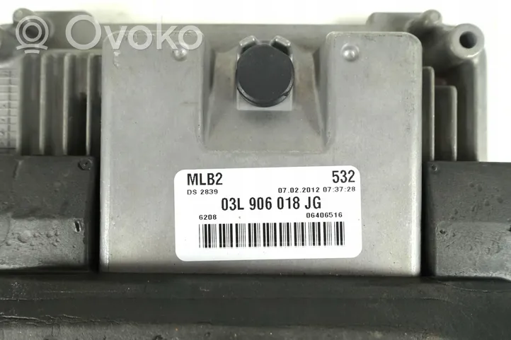 Audi A5 8T 8F Unité de commande, module ECU de moteur 03L906018JG