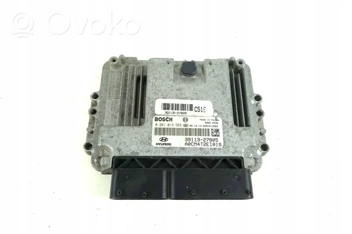 Hyundai Santa Fe Unité de commande, module ECU de moteur 0281013583