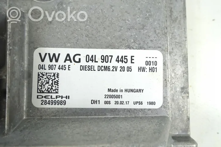 Audi A3 S3 8V Unité de commande, module ECU de moteur 04L907445E