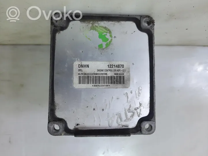 Opel Astra G Unité de commande, module ECU de moteur 12214870