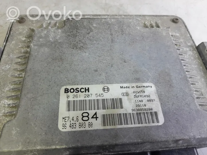 Peugeot 607 Unité de commande, module ECU de moteur 9648380380