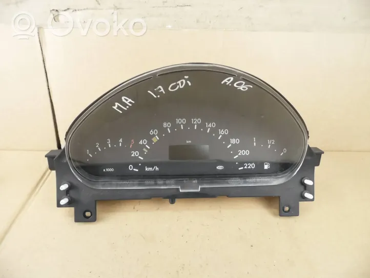 Mercedes-Benz A W168 Compteur de vitesse tableau de bord A1685404711