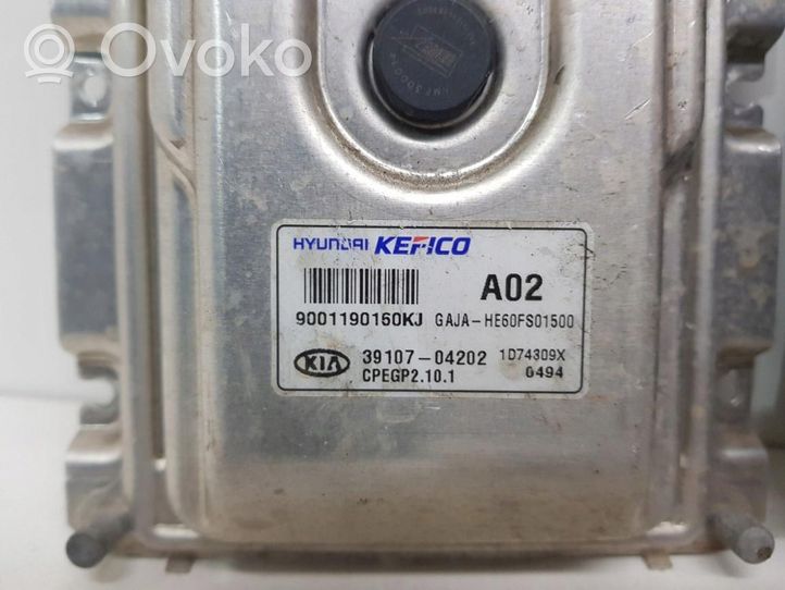 KIA Picanto Komputer / Sterownik ECU i komplet kluczy 39107-04202