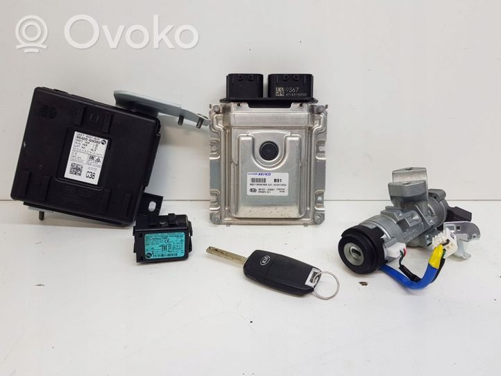 KIA Picanto Komputer / Sterownik ECU i komplet kluczy 39107-03291