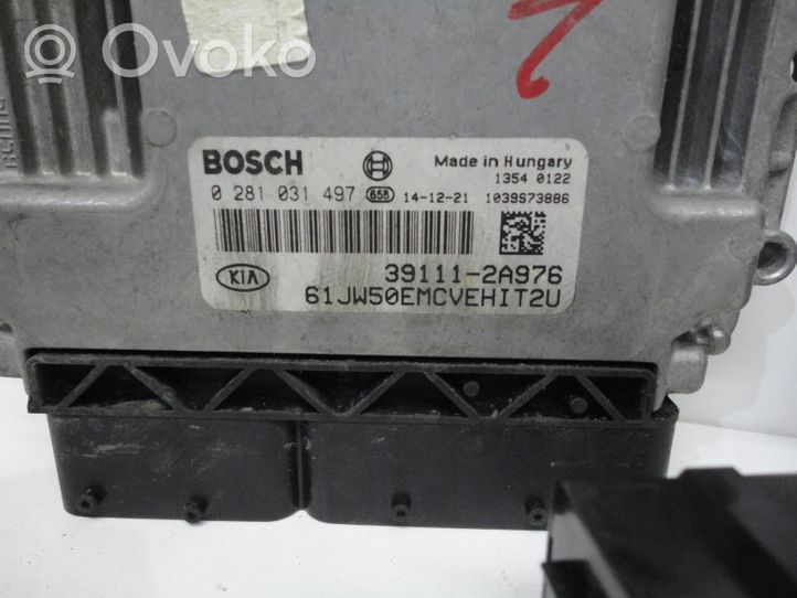 KIA Ceed Komputer / Sterownik ECU i komplet kluczy 39111-2A976