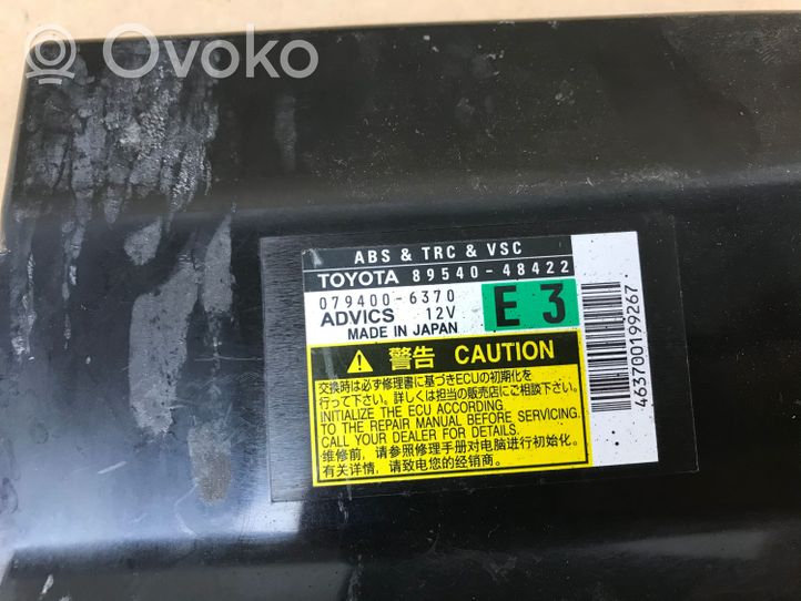 Lexus RX 450H ABS control unit/module 8954048422