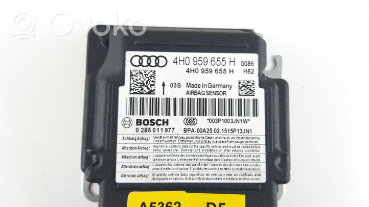 Audi A6 S6 C7 4G Centralina/modulo airbag 4H0959655H