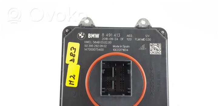 BMW 5 G30 G31 Ajovalojen virranrajoitinmoduuli Xenon 8491413