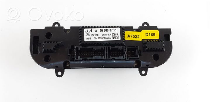 Mercedes-Benz GLE (W166 - C292) Climate control unit A1669008721