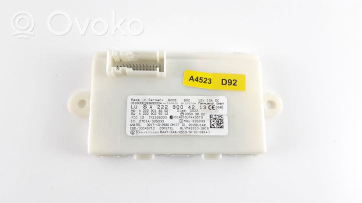 XPeng G3 Moduł / Sterownik systemu uruchamiania bezkluczykowego A2229004213