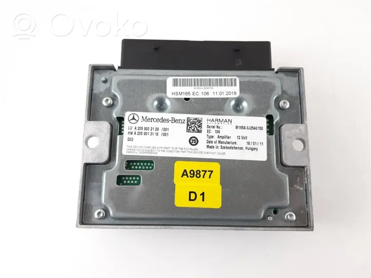 Mercedes-Benz C W205 Amplificatore A2059002129