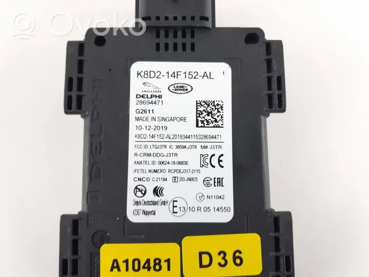 Land Rover Evoque II Modulo di controllo del punto cieco K8D2-14F152-AL