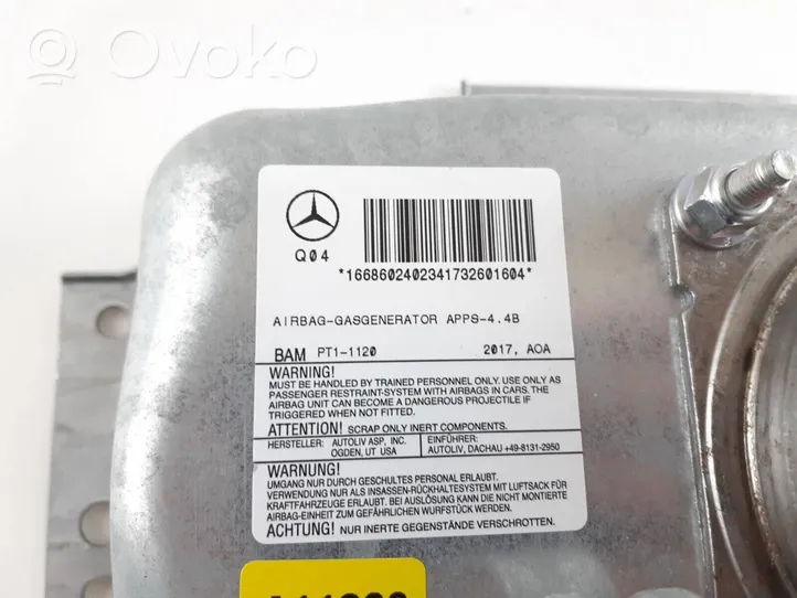 Mercedes-Benz GLE (W166 - C292) Poduszka powietrzna Airbag pasażera 1668602402