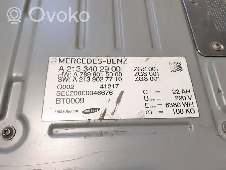 Mercedes-Benz E W213 Hibrīda/elektrisko automašīnu akumulatora elementi A2133402900