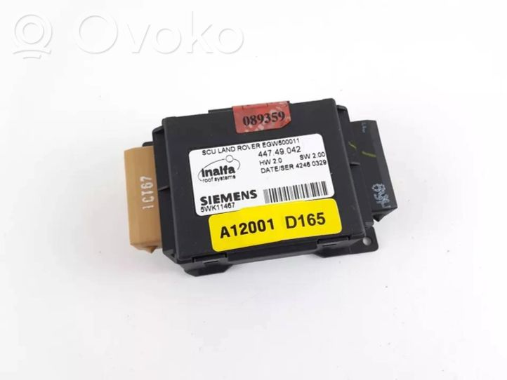 EGW500011 Land Rover Discovery 3 LR3 Sunroof control unit/module, 63.