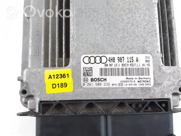 Audi A8 S8 D4 4H Centralina/modulo del motore 4H0907115A