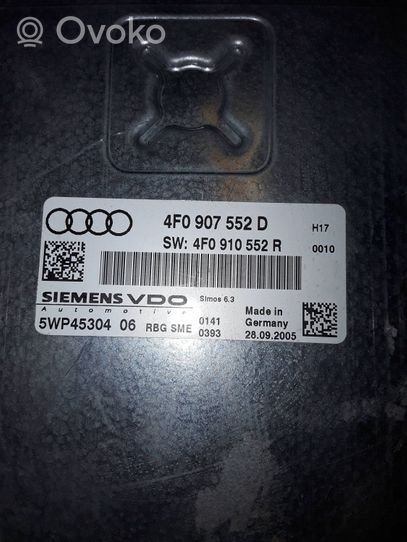 Audi A6 S6 C6 4F Variklio valdymo blokas 4F0907552D