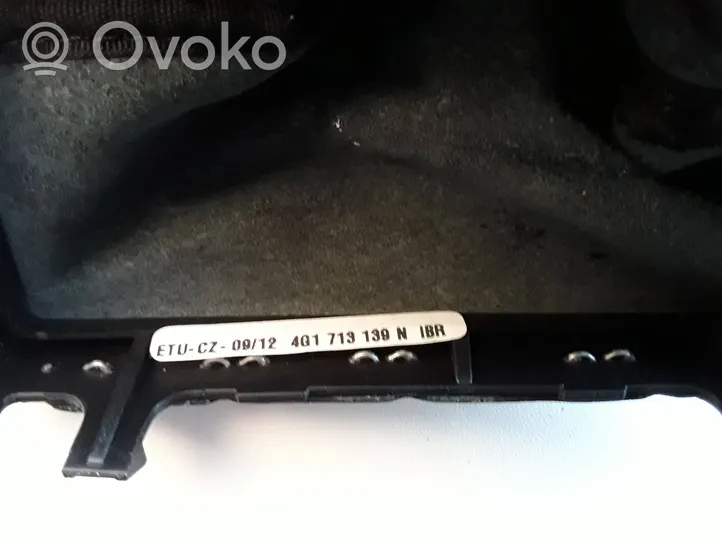 Audi A7 S7 4G Pavarų perjungimo svirties apdaila (oda, bumbulas) 4G1713139N