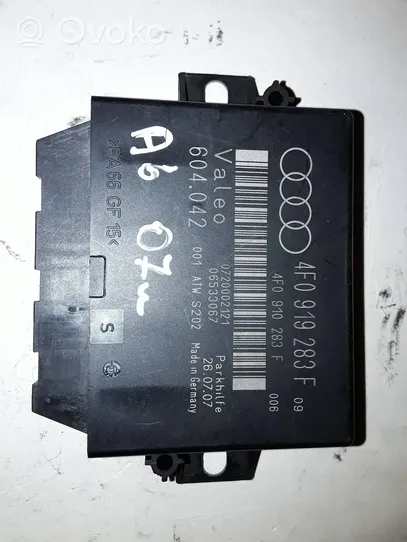 Audi A6 S6 C6 4F Pysäköintitutkan (PCD) ohjainlaite/moduuli 4F0919283F