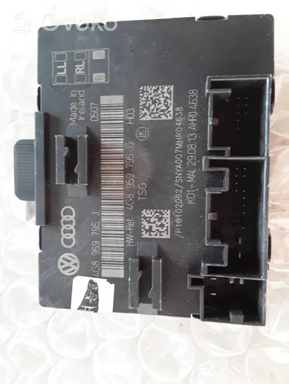 Audi A7 S7 4G Oven ohjainlaite/moduuli 4G8959795G