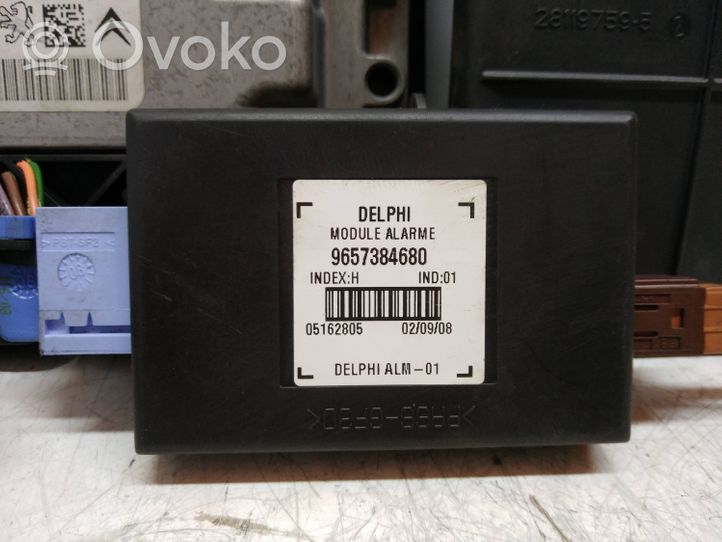 Citroen C4 I Komputer / Sterownik ECU i komplet kluczy 9663193780