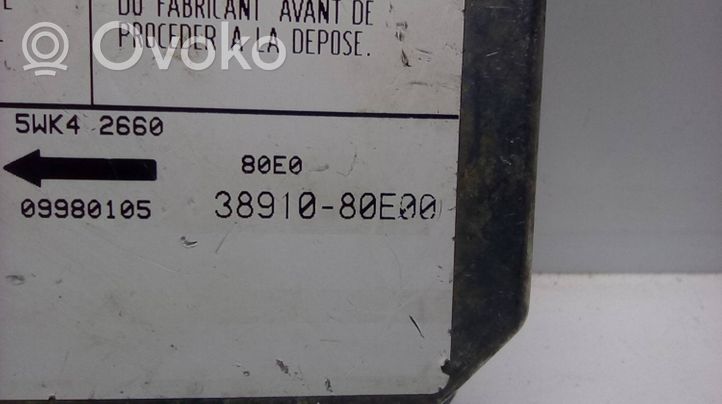 Subaru Justy Sterownik / Moduł Airbag 3891080E00