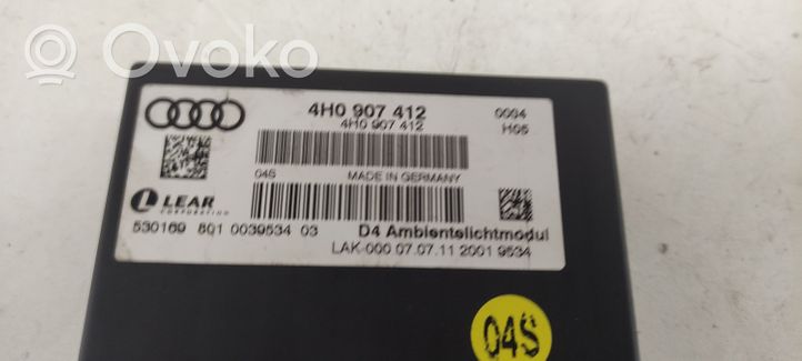 Audi A8 S8 D4 4H Valomoduuli LCM 4H0907412