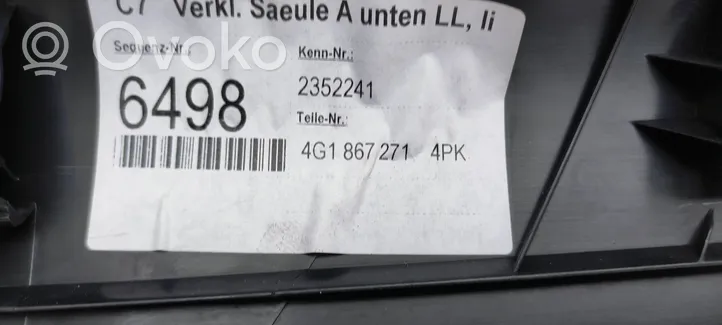 Audi A6 S6 C7 4G Etuoven kynnyksen suojalista 4G1867271