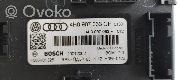 Audi A6 Allroad C7 Kit calculateur ECU et verrouillage 4H0907063CF