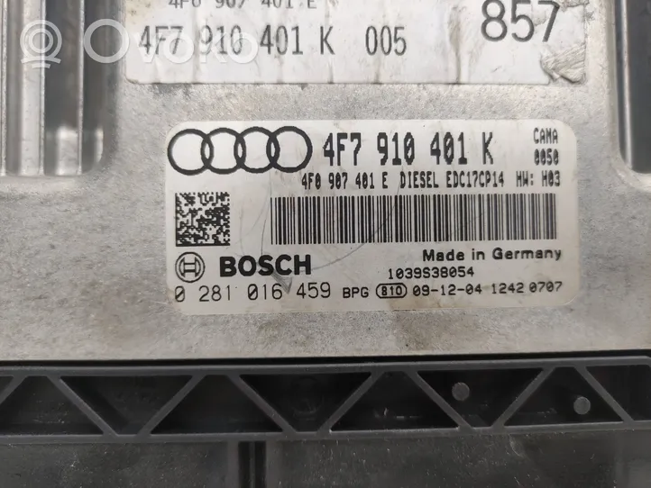 Audi A6 S6 C6 4F Motorsteuergerät/-modul 4F0907401E