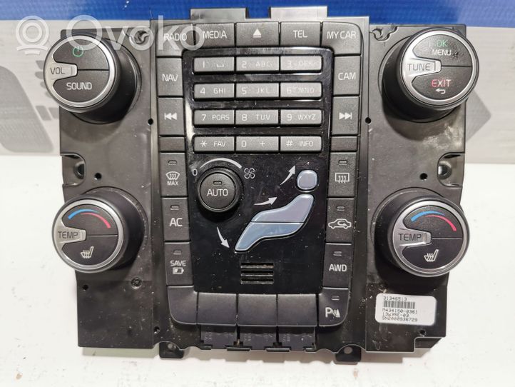 Volvo V60 Panel klimatyzacji 31346513