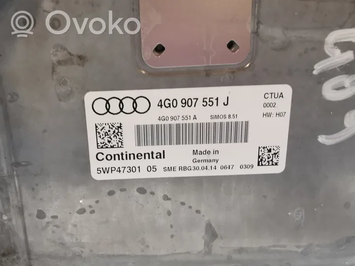 Audi A7 S7 4G Dzinēja vadības bloks 4G0907551J