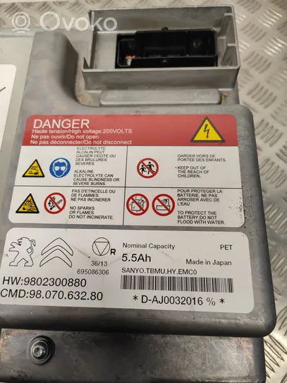 Citroen DS5 Batteria di veicolo ibrido/elettrico 9802300880