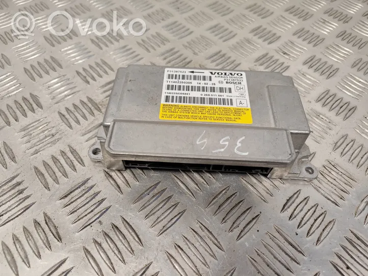 Volvo V60 Airbag control unit/module 31387523