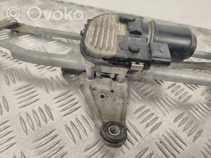 Volkswagen PASSAT B6 Front wiper linkage and motor 3C1955023E