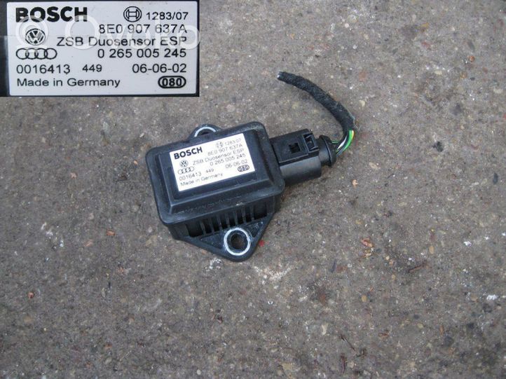 Audi A3 S3 8L ESP (stabilumo sistemos) valdymo blokas 8E0907637A