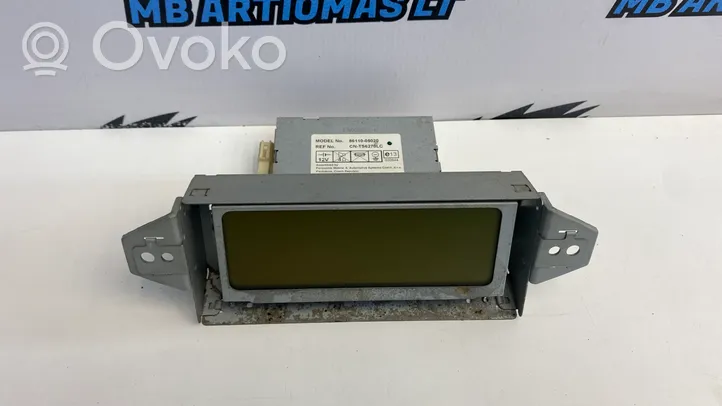 Toyota Avensis T250 Monitor / wyświetlacz / ekran 8611005020