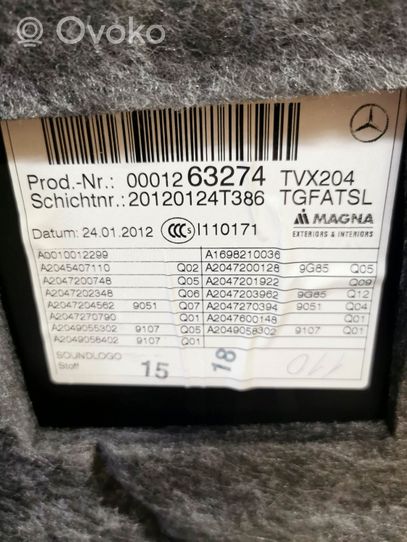 Mercedes-Benz GLK (X204) Boczki / Poszycie drzwi przednich A2045407110