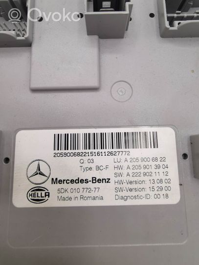 Mercedes-Benz GLC X253 C253 Unidad de control SAM A2059006822