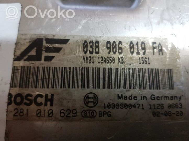 Ford Galaxy Variklio valdymo blokas 038906019FA