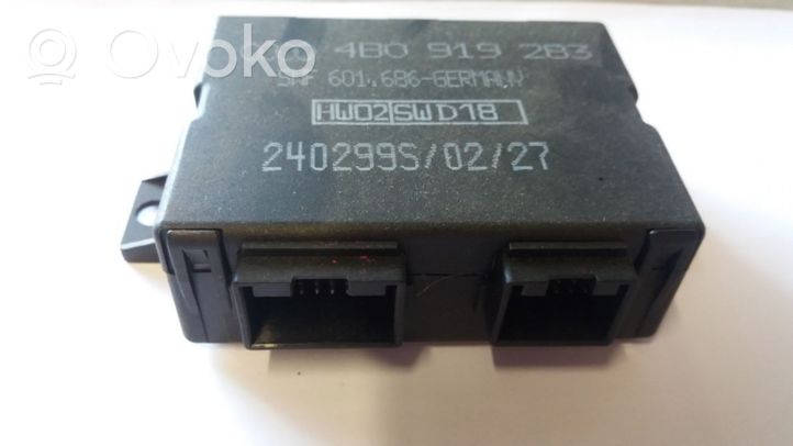 Audi A6 S6 C5 4B Sensor PDC de aparcamiento 4B0919283