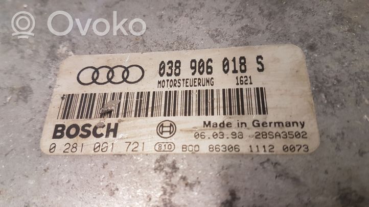 Audi A4 S4 B5 8D Sterownik / Moduł ECU 038906018S