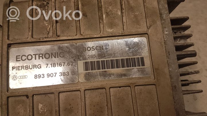 Audi 80 90 S2 B4 Komputer / Sterownik ECU silnika 893907383B