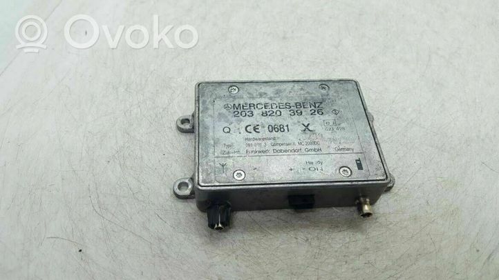 Mercedes-Benz S W220 Bluetoothin ohjainlaite/moduuli A2038203926