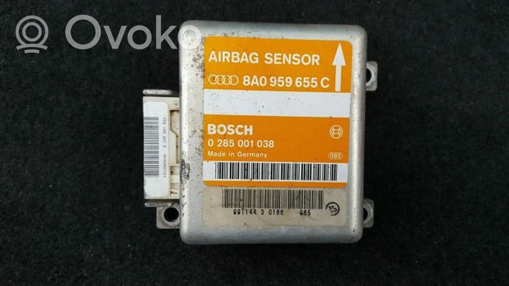 Audi A4 S4 B5 8D Centralina/modulo airbag 8A0959655C