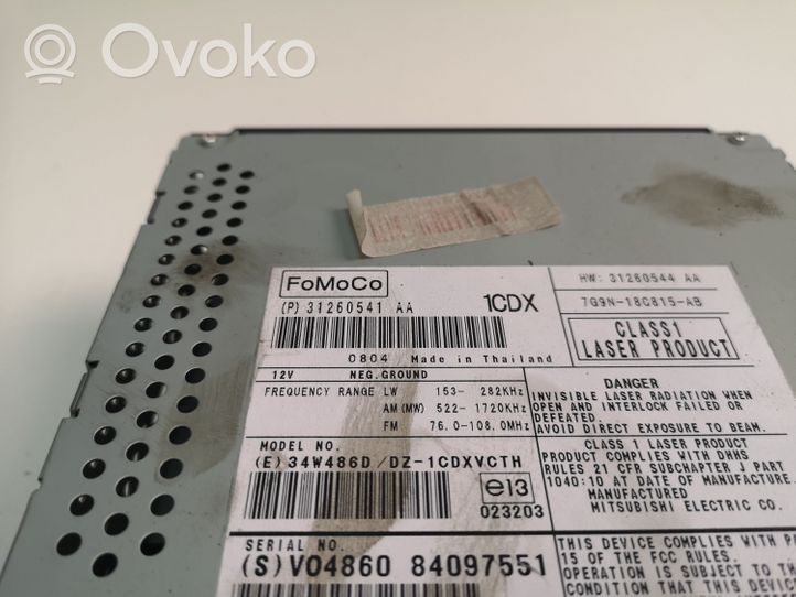 Volvo S80 Panel / Radioodtwarzacz CD/DVD/GPS 31260541