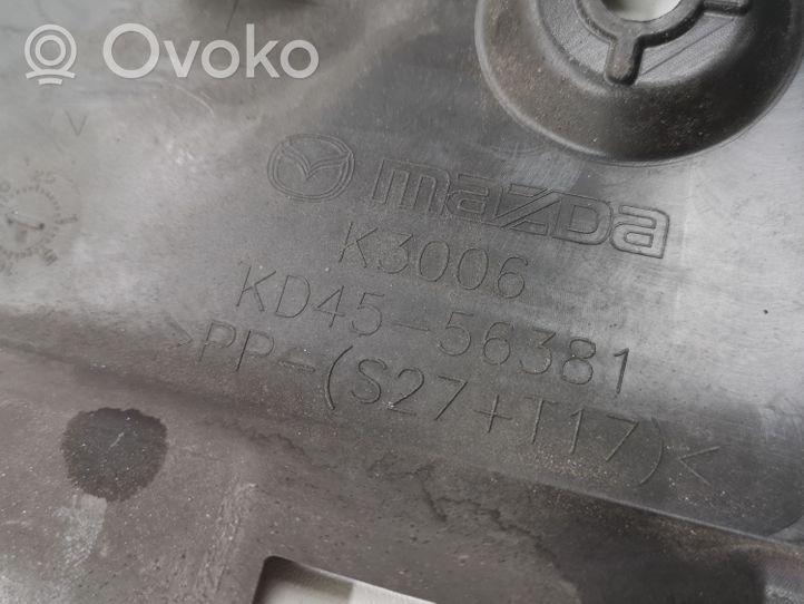Mazda CX-5 Plaque avant support serrure de capot KD4556381