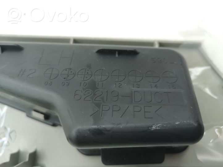 Toyota Prius (XW30) Garniture latérale de console centrale avant 62219DUCT