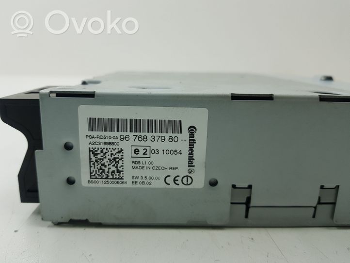 Citroen DS4 Unité principale radio / CD / DVD / GPS 9676837980