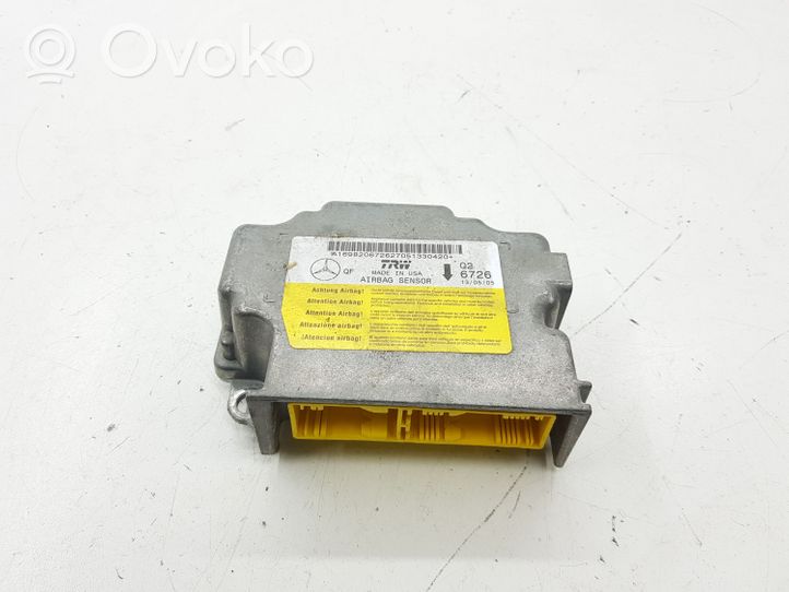 Mercedes-Benz B W245 Module de contrôle airbag A169820672